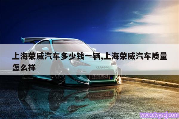 上海荣威汽车多少钱一辆,上海荣威汽车质量怎么样 